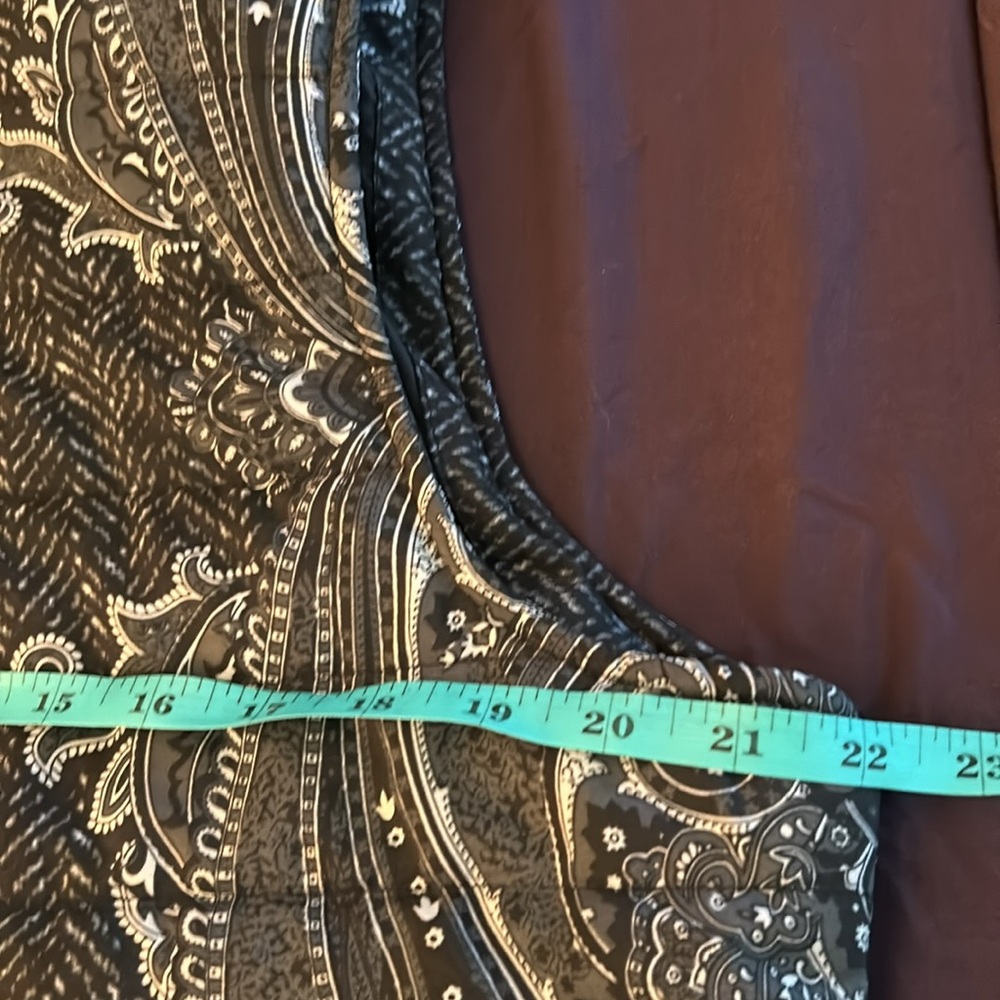 CB Established 1962 Womens Puffer Vest Handkerchief print Zip Up Lined B… - Picture 14 of 16